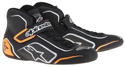 Alpinestars Tech 1-T Shoes Black White Orange Fluo